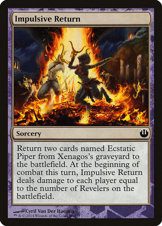 Impulsive Return TDAG-10 Defeat a God Magic card