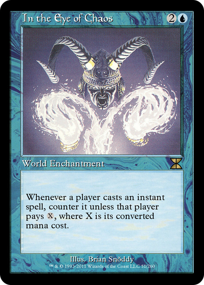 In the Eye of Chaos ME4-51 Masters Edition IV Magic card