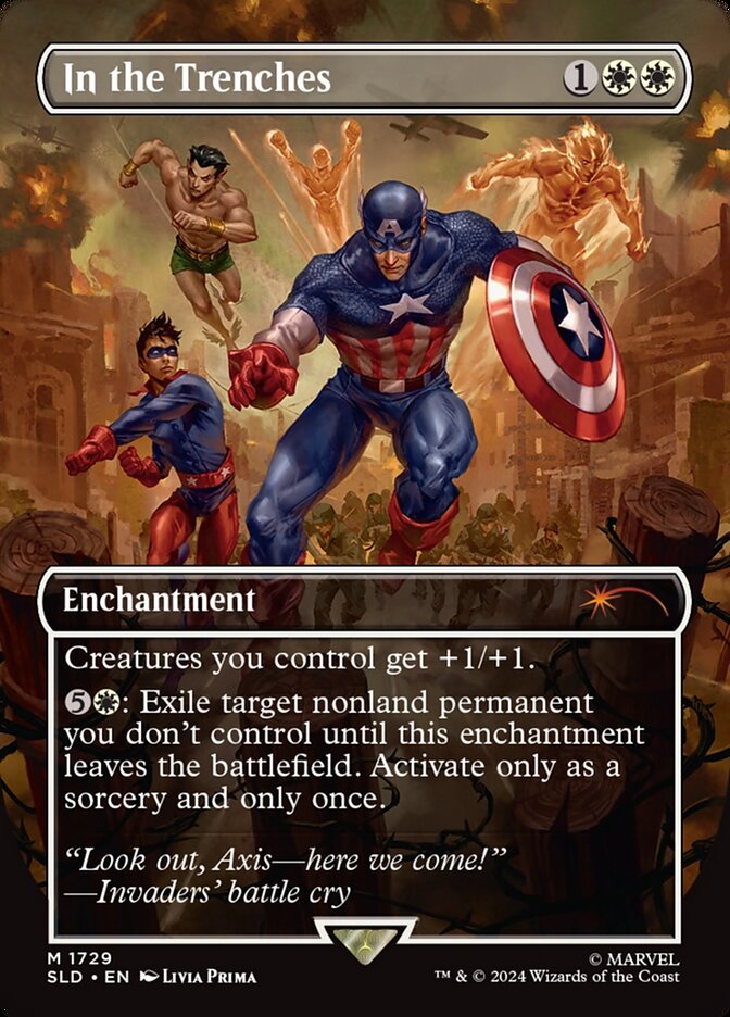 In the Trenches SLD-1729 Secret Lair Drop Magic card