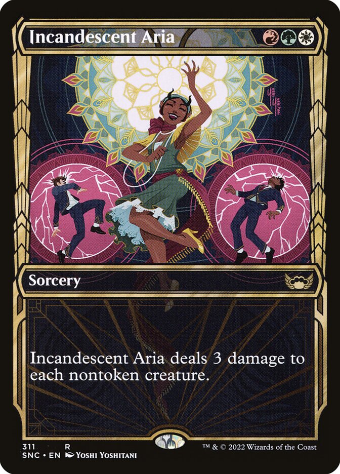 Incandescent Aria SNC-311 Streets of New Capenna Magic card