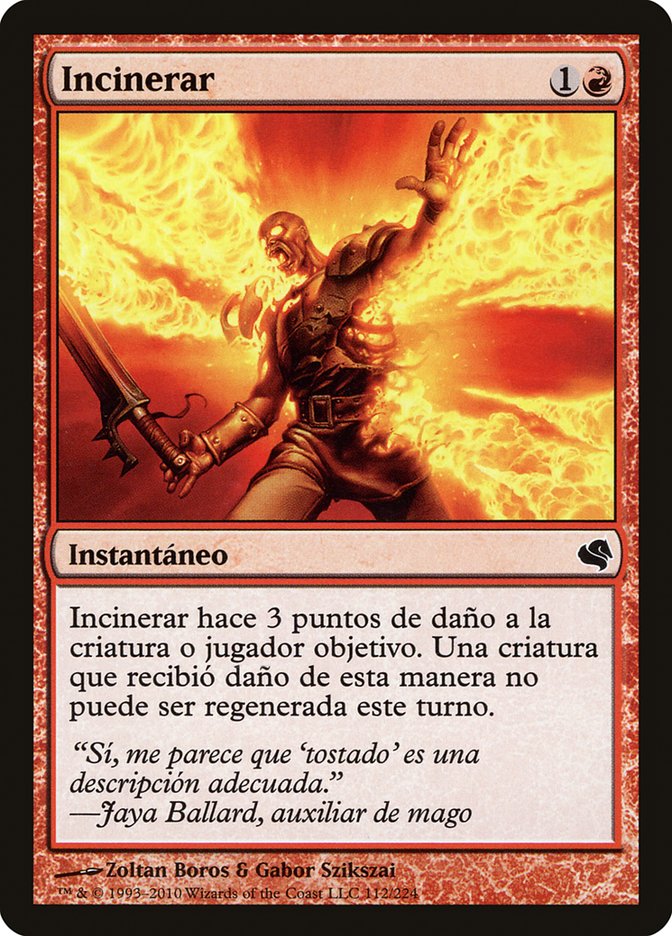 Incinerate PS11-112 Salvat 2011 Magic card