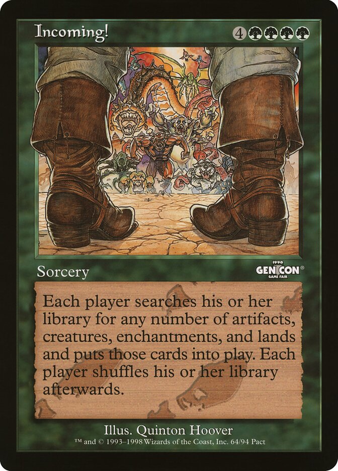 Incoming! O90P-10 Oversized 90's Promos Magic card