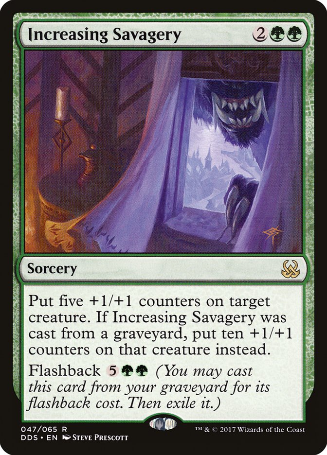 Increasing Savagery DDS-47 Duel Decks: Mind vs. Might Magic card