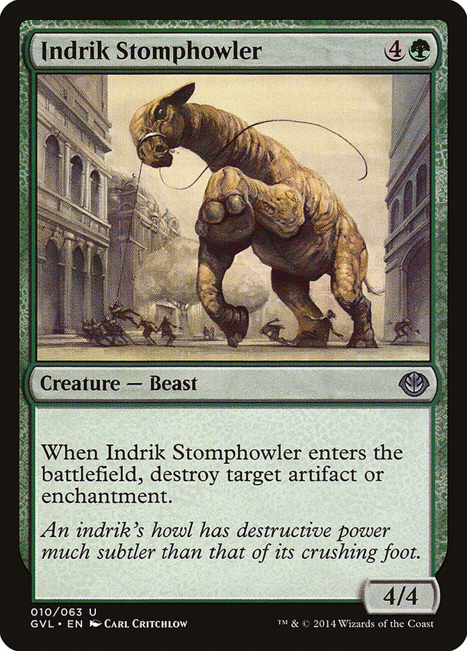 Indrik Stomphowler GVL-10 Duel Decks Anthology: Garruk vs. Liliana Magic card