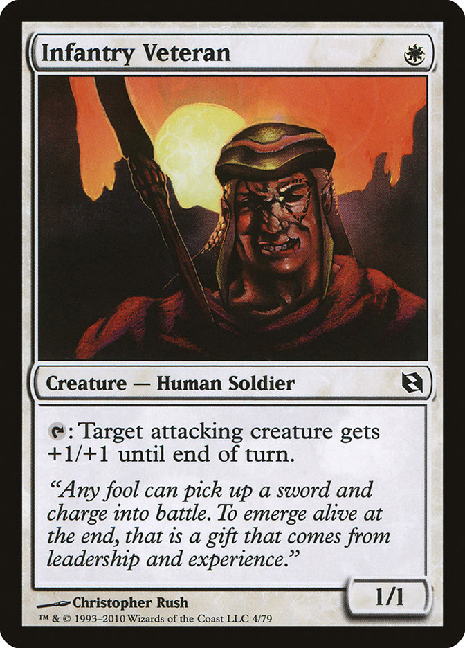 Infantry Veteran DDF-4 Duel Decks: Elspeth vs. Tezzeret Magic card