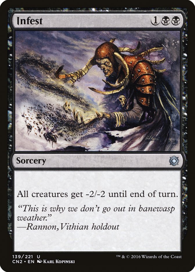 Infest CN2-139 Conspiracy: Take the Crown Magic card