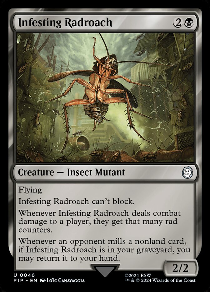 Infesting Radroach PIP-46 Fallout Magic card