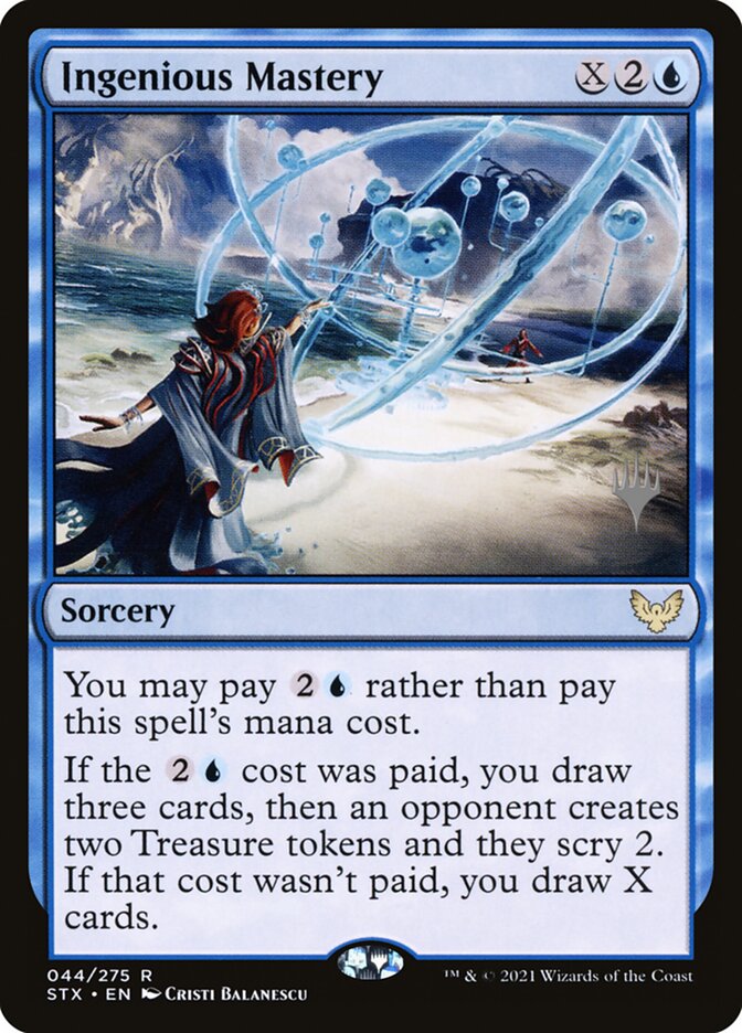Ingenious Mastery PSTX-44P Strixhaven: School of Mages Promos Magic card