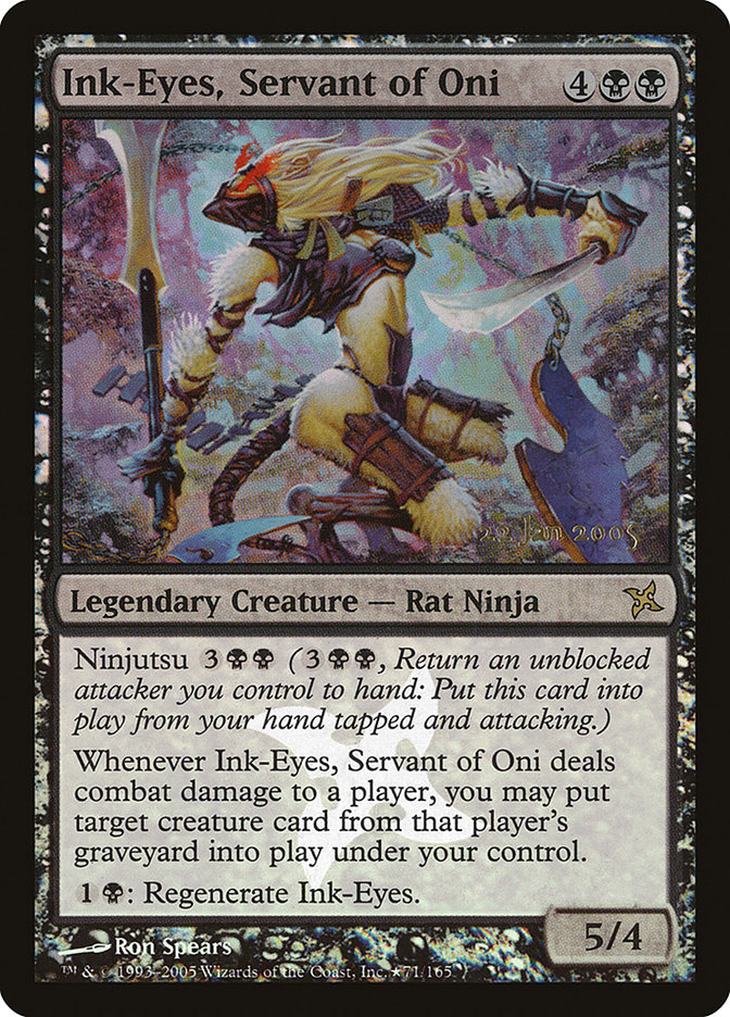 Ink-Eyes, Servant of Oni PBOK-71STAR Betrayers of Kamigawa Promos Magic card