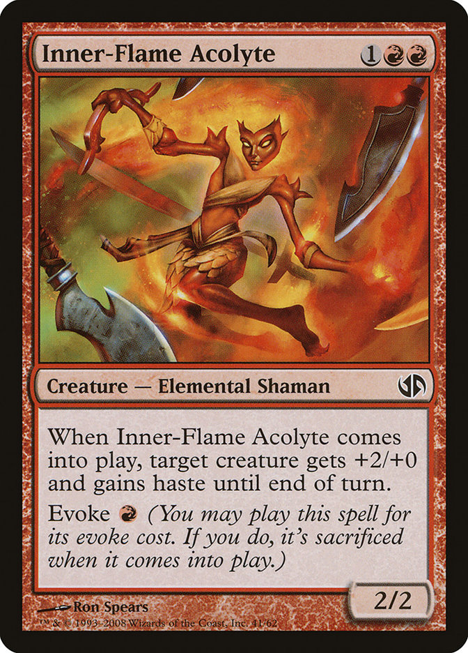 Inner-Flame Acolyte DD2-41 Duel Decks: Jace vs. Chandra Magic card