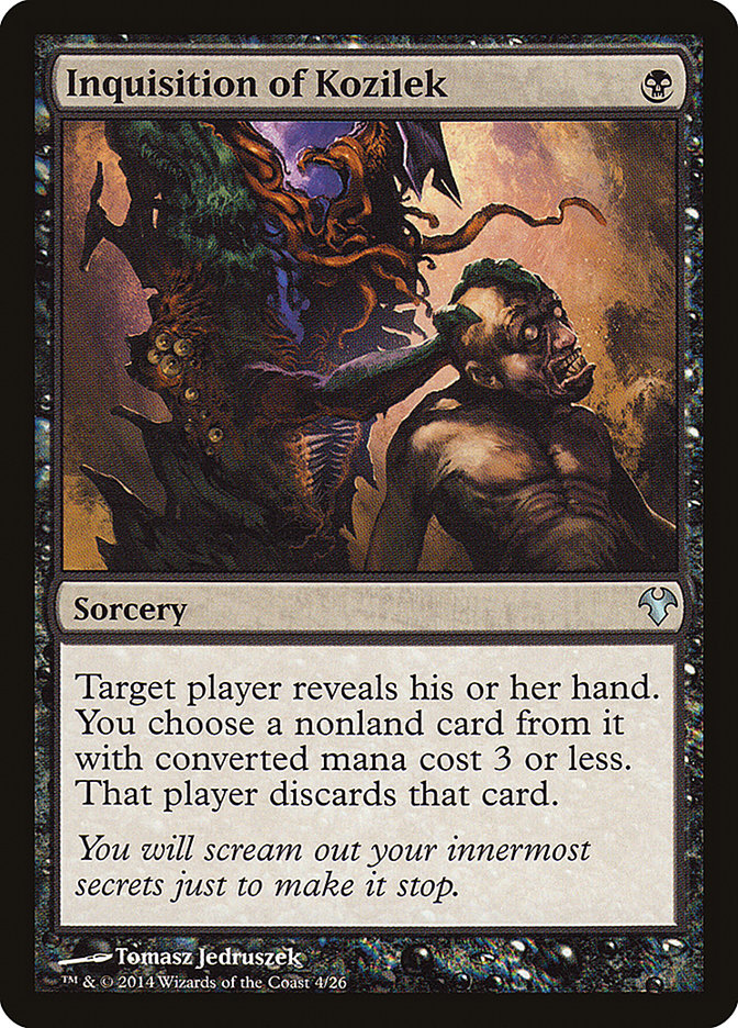 Inquisition of Kozilek MD1-4 Modern Event Deck 2014 Magic card