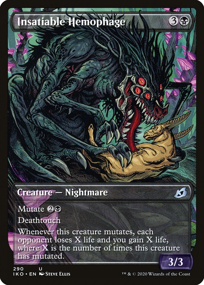 Insatiable Hemophage IKO-290 Ikoria: Lair of Behemoths Magic card