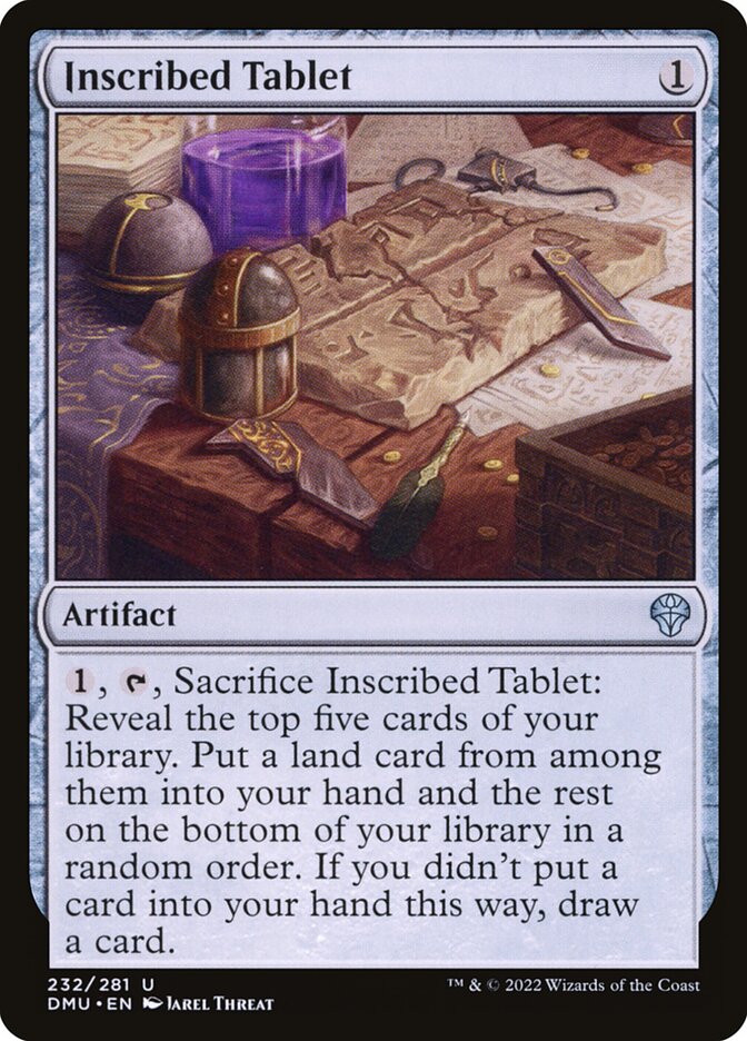 Inscribed Tablet DMU-232 Dominaria United Magic card