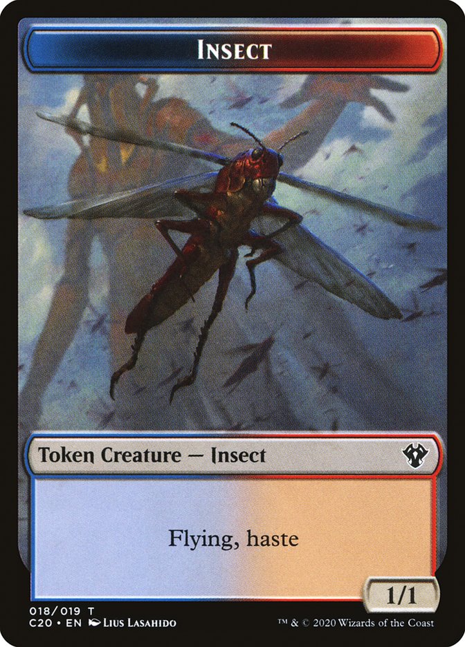 Insect TC20-18 Commander 2020 Tokens Magic card