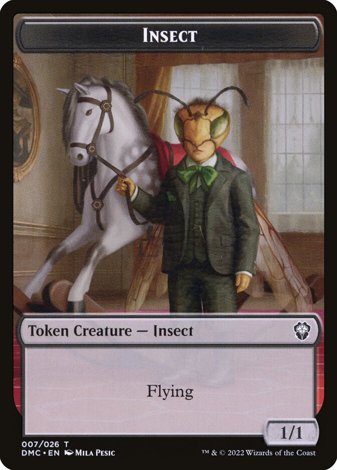 Insect TDMU-7 Dominaria United Tokens Magic card