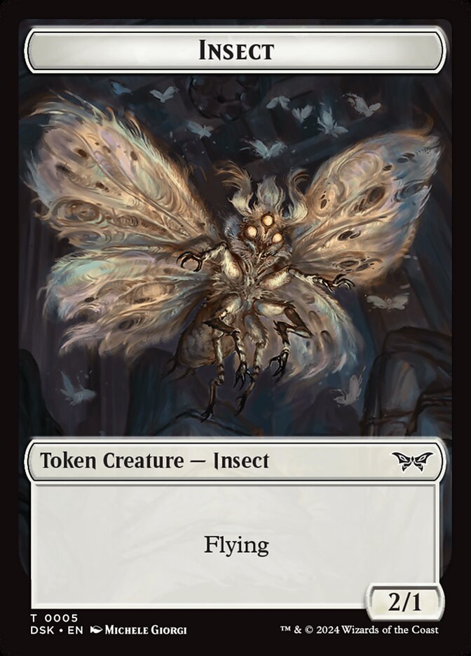 Insect TDSK-5 Duskmourn: House of Horror Tokens Magic card