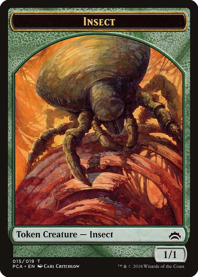 Insect TPCA-15 Planechase Anthology Tokens Magic card