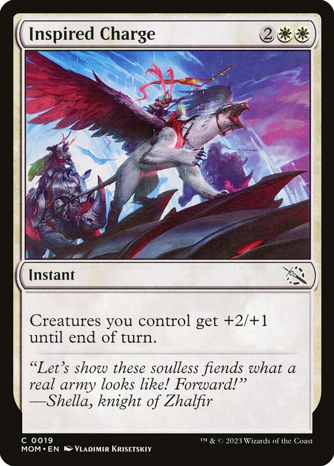 Inspired Charge MOM-19 March of the Machine Magic card