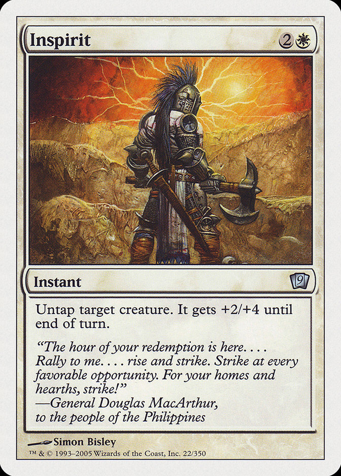 Inspirit 9ED-22 Ninth Edition Magic card