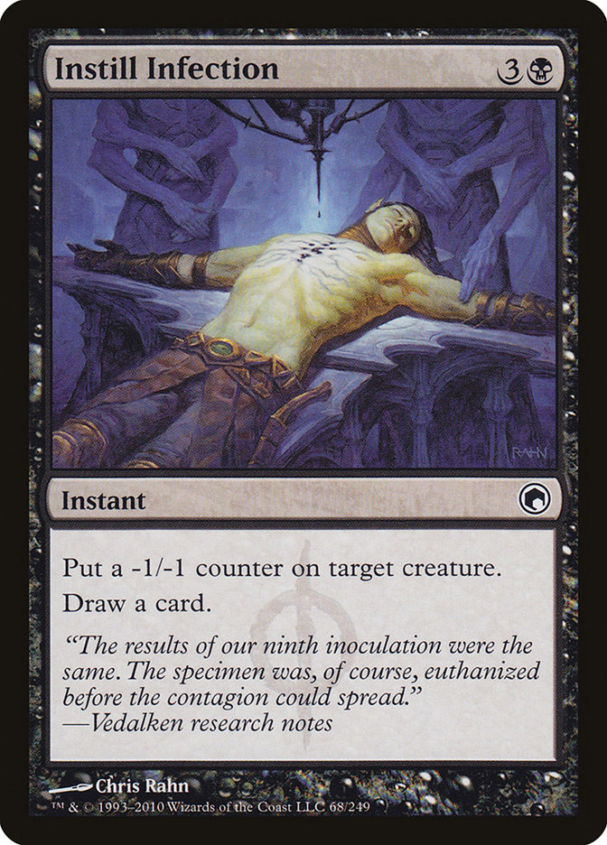 Instill Infection SOM-68 Scars of Mirrodin Magic card