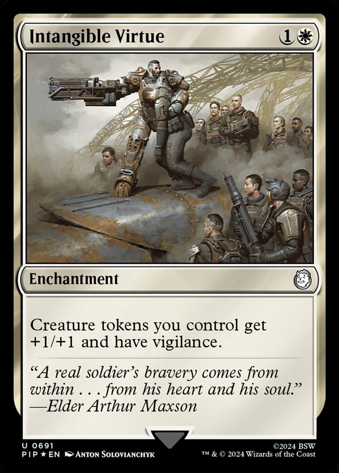 Intangible Virtue PIP-691 Fallout Magic card