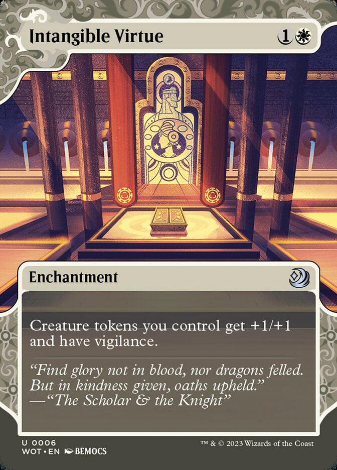 Intangible Virtue WOT-6 Wilds of Eldraine: Enchanting Tales Magic card