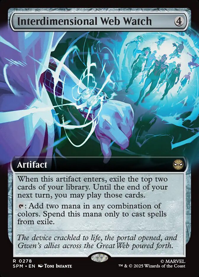 Interdimensional Web Watch SPM-278 Marvel's Spider-Man Magic card