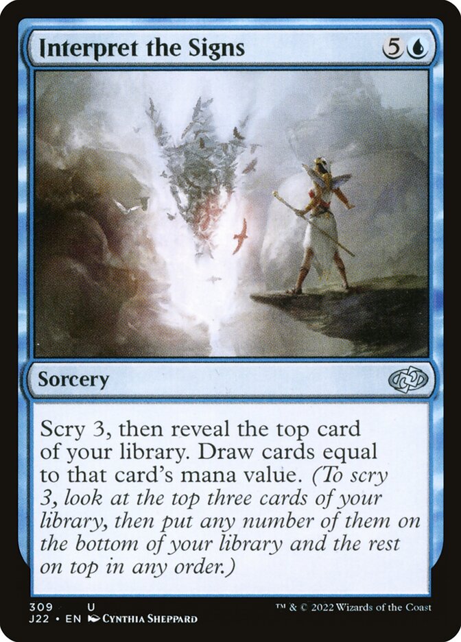 Interpret the Signs J22-309 Jumpstart 2022 Magic card