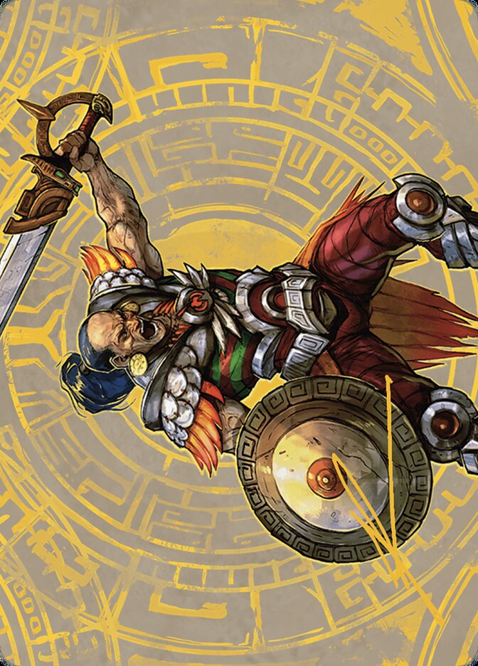 Inti, Seneschal of the Sun // Inti, Seneschal of the Sun ALCI-47 The Lost Caverns of Ixalan Art Series Magic card