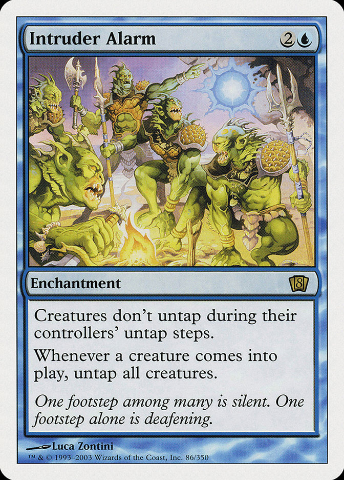 Intruder Alarm 8ED-86 Eighth Edition Magic card