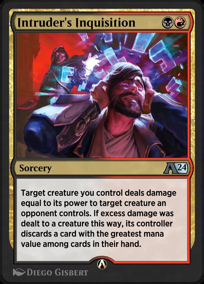Intruder's Inquisition YOTJ-23 Alchemy: Outlaws of Thunder Junction Magic card