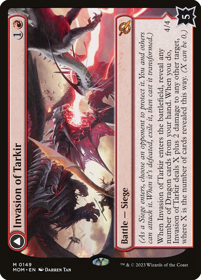 Invasion of Tarkir // Defiant Thundermaw MOM-149 March of the Machine Magic card