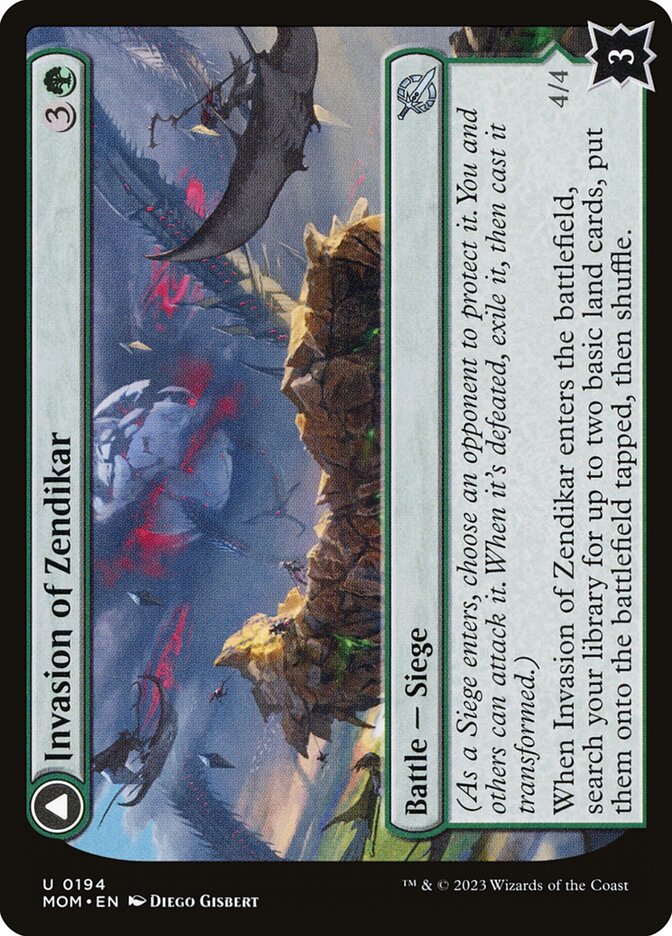 Invasion of Zendikar // Awakened Skyclave MOM-194 March of the Machine Magic card
