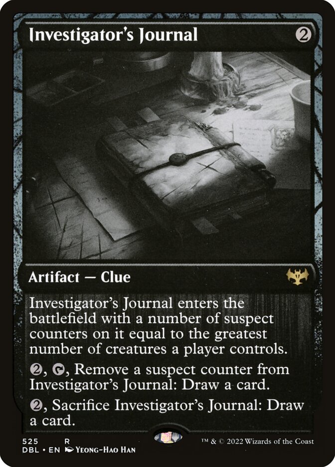 Investigator's Journal DBL-525 Innistrad: Double Feature Magic card