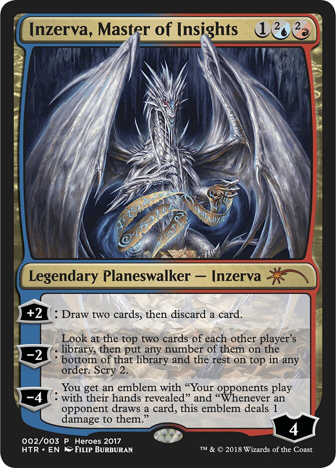 Inzerva, Master of Insights PH17-2 2017 Heroes of the Realm Magic card