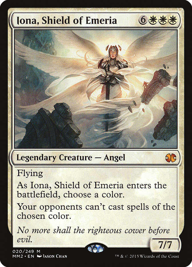 Iona, Shield of Emeria MM2-20 Modern Masters 2015 Magic card