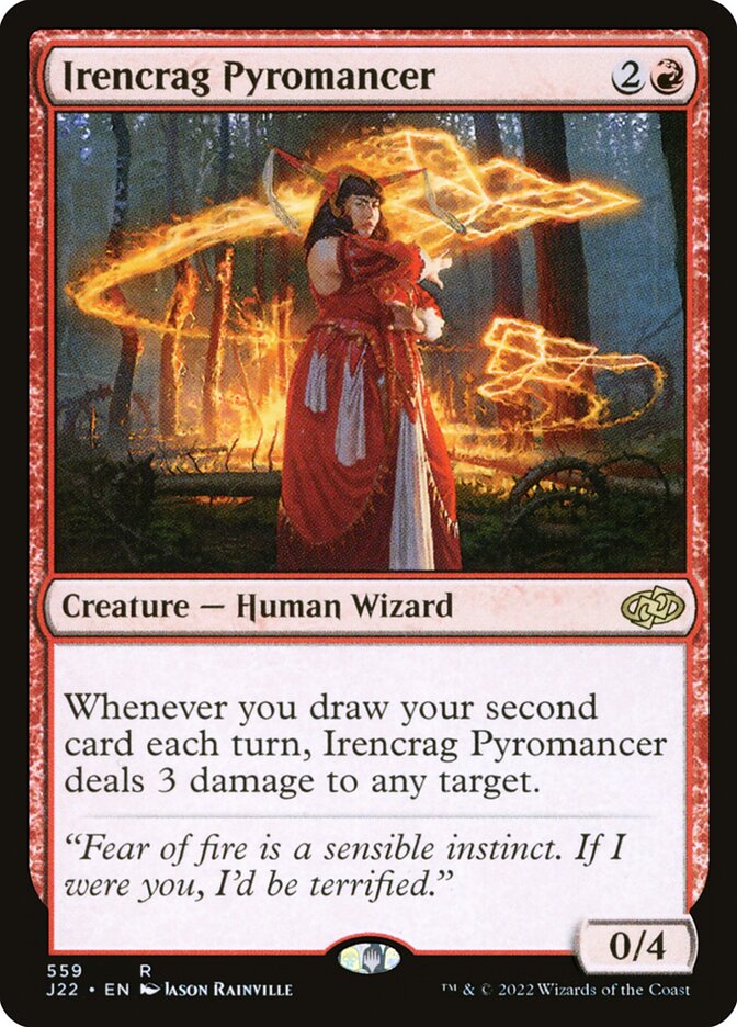 Irencrag Pyromancer J22-559 Jumpstart 2022 Magic card