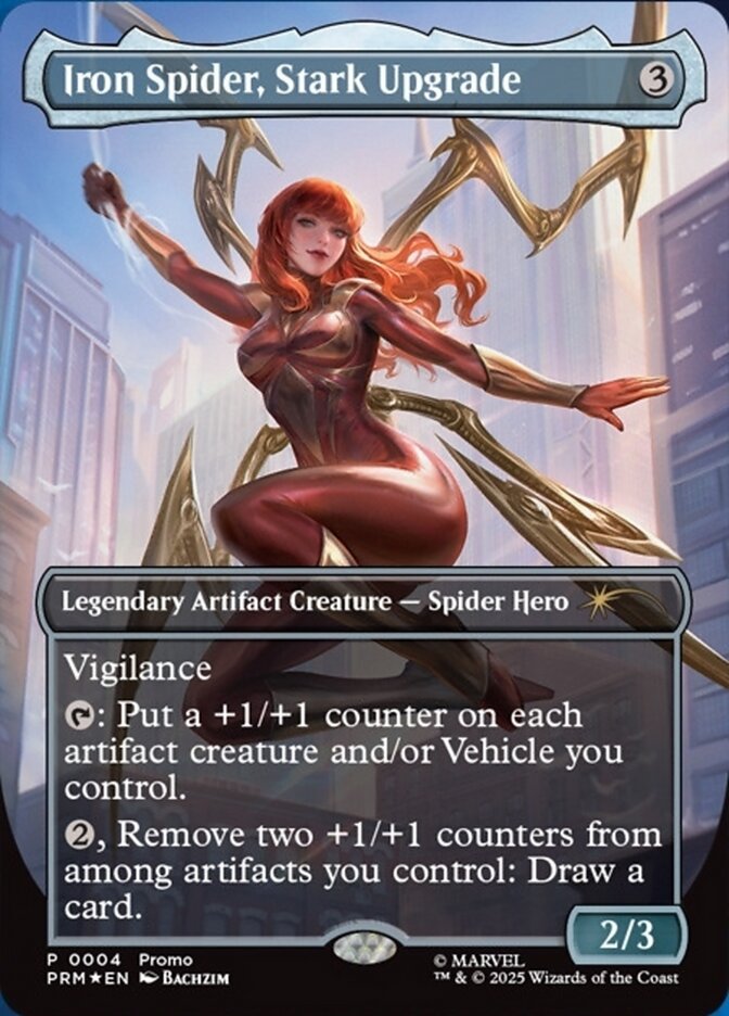 Iron Spider, Stark Upgrade PMEI-2025-18 Media and Collaboration Promos Magic card