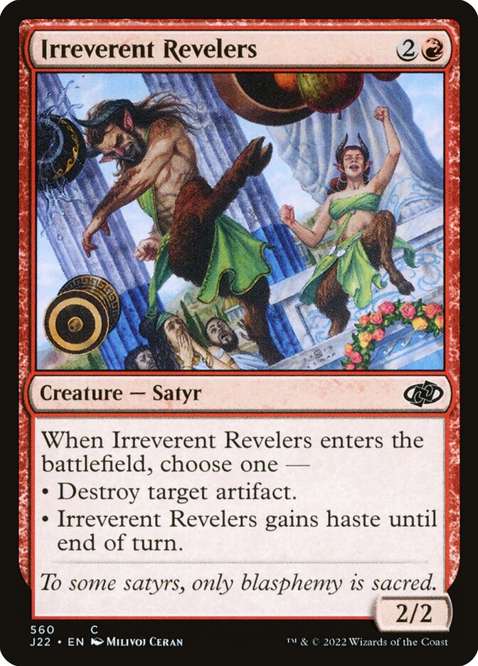 Irreverent Revelers J22-560 Jumpstart 2022 Magic card