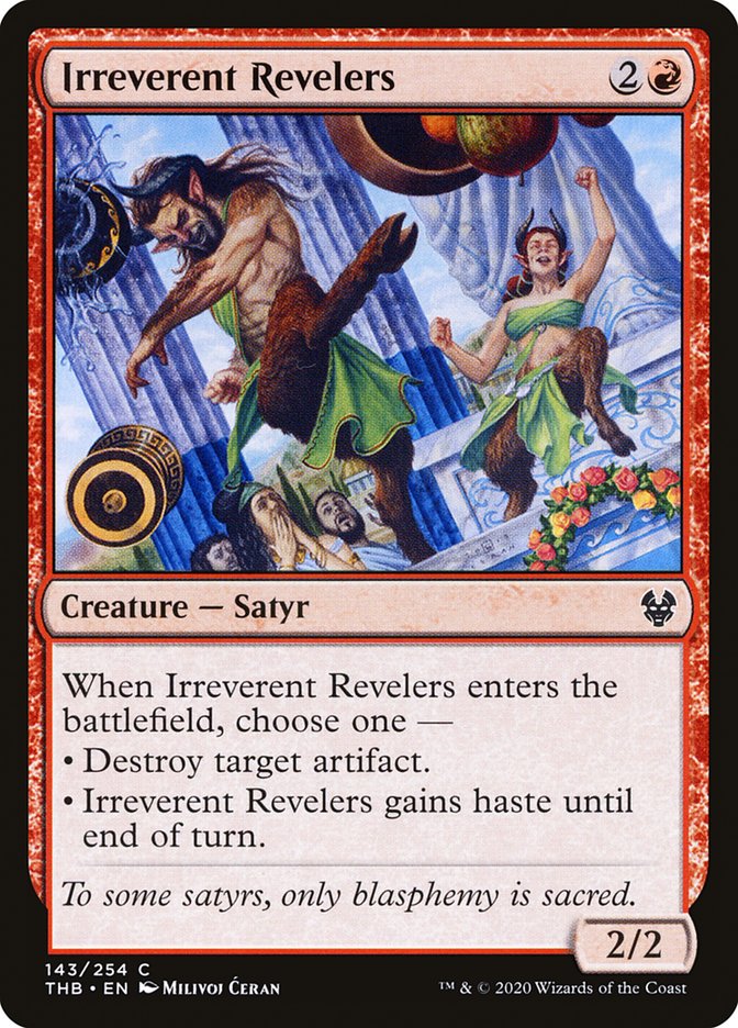 Irreverent Revelers THB-143 Theros Beyond Death Magic card