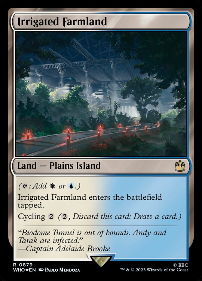 Irrigated Farmland WHO-879 Doctor Who Magic card