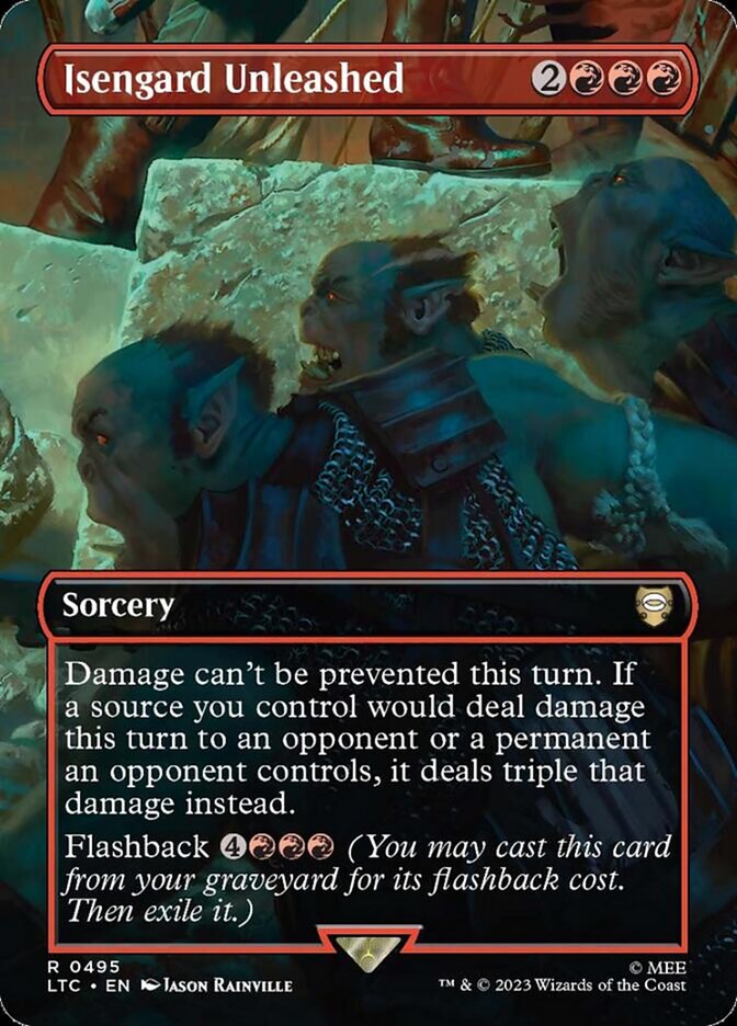 Isengard Unleashed LTC-495 Tales of Middle-earth Commander Magic card