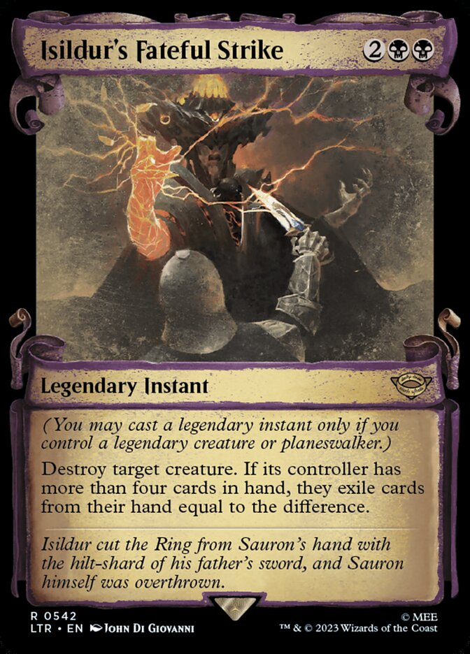 Isildur's Fateful Strike LTR-542 The Lord of the Rings: Tales of Middle-earth Magic card