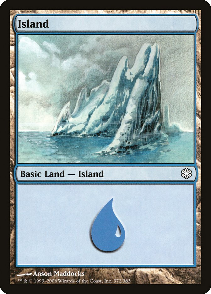 Island CST-372 Coldsnap Theme Decks Magic card