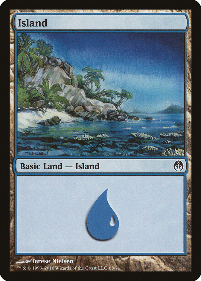 Island DDE-68 Duel Decks: Phyrexia vs. the Coalition Magic card