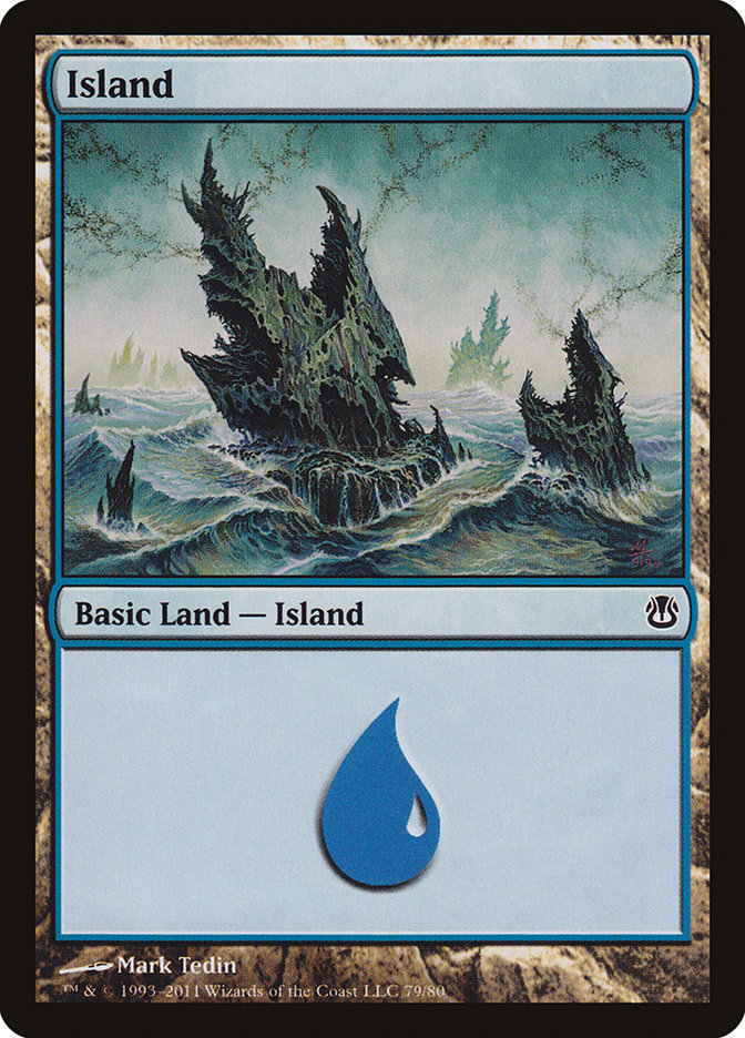 Island DDH-79 Duel Decks: Ajani vs. Nicol Bolas Magic card