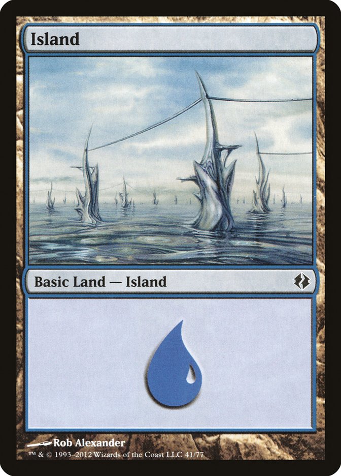 Island DDI-41 Duel Decks: Venser vs. Koth Magic card