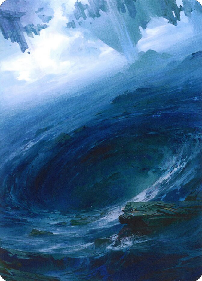 Island // Island AZNR-12 Zendikar Rising Art Series Magic card
