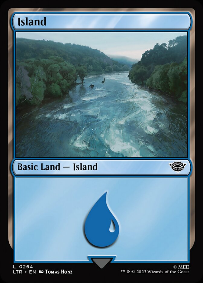 Island LTR-264 The Lord of the Rings: Tales of Middle-earth Magic card