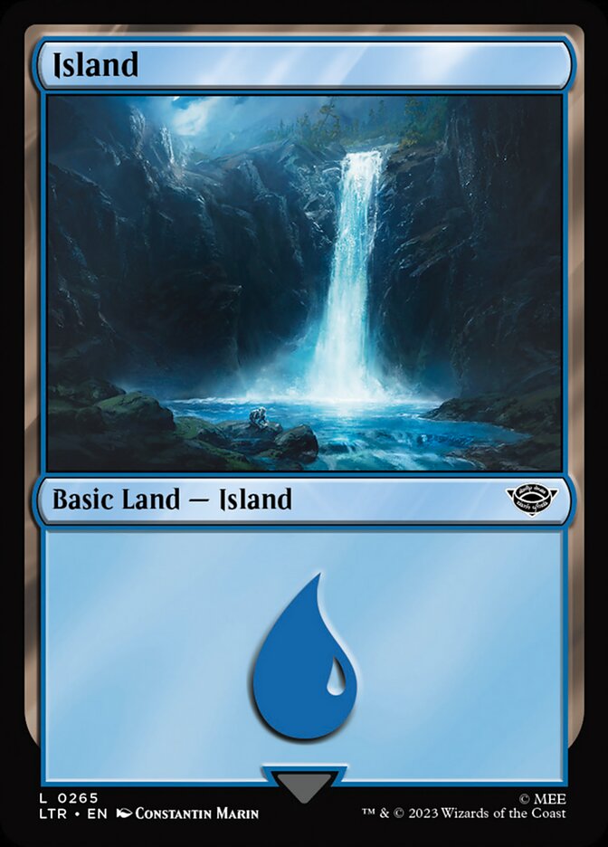Island LTR-265 The Lord of the Rings: Tales of Middle-earth Magic card